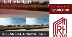 03157 VENTA DE TERRENO EN VILLAS DEL ENCINO AGUASCALIENTES